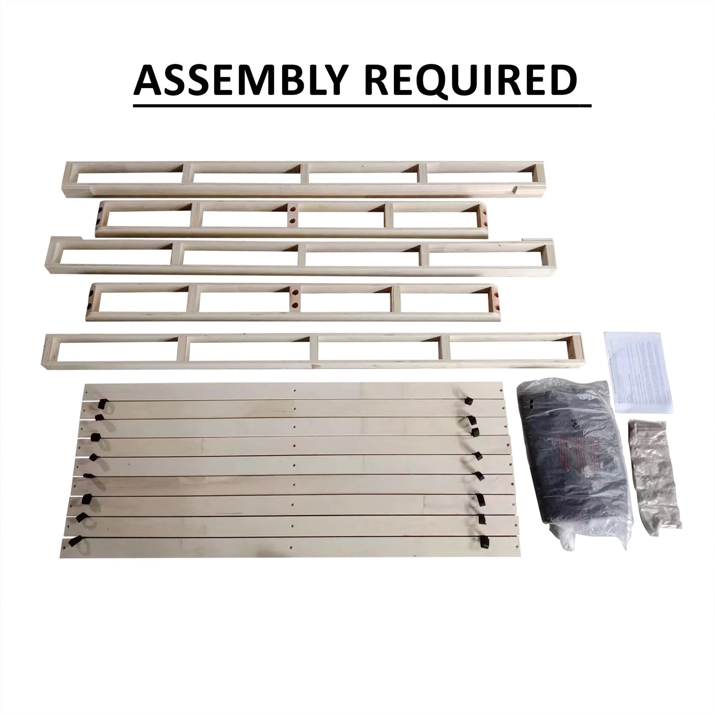 Sommier à lattes en bois massif CraftPorch de 20 cm (8 pouces)