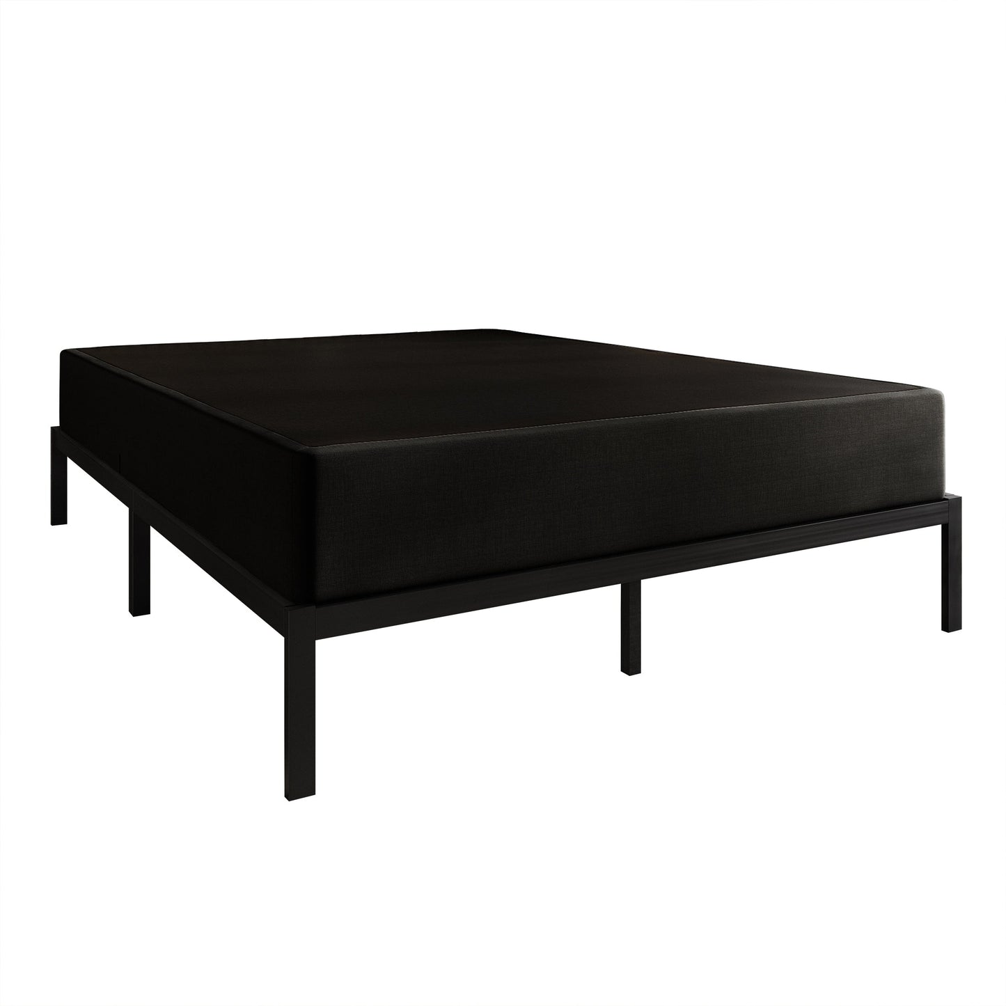 Sommier en métal recouvert de lin CraftPorch