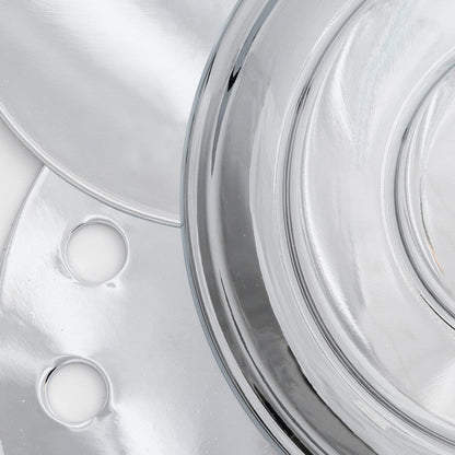 Plafonnier Crystorama 2 lumières en cristal - 10 cm (L) x 8 cm (H) x 10 cm (P)