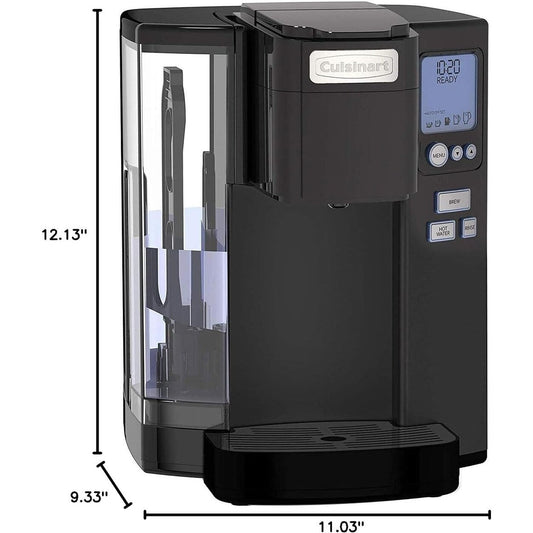 Cafetière Cuisinart à portion individuelle, 2,1 L (72 oz), programmable, acier