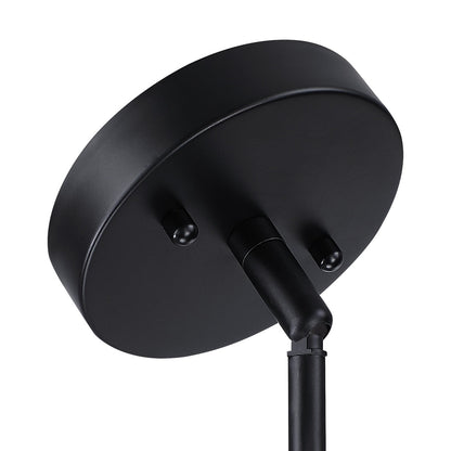 Lustre tambour en rotin naturel Cynthia à 4 lumières - 56 cm (22 po) de largeur