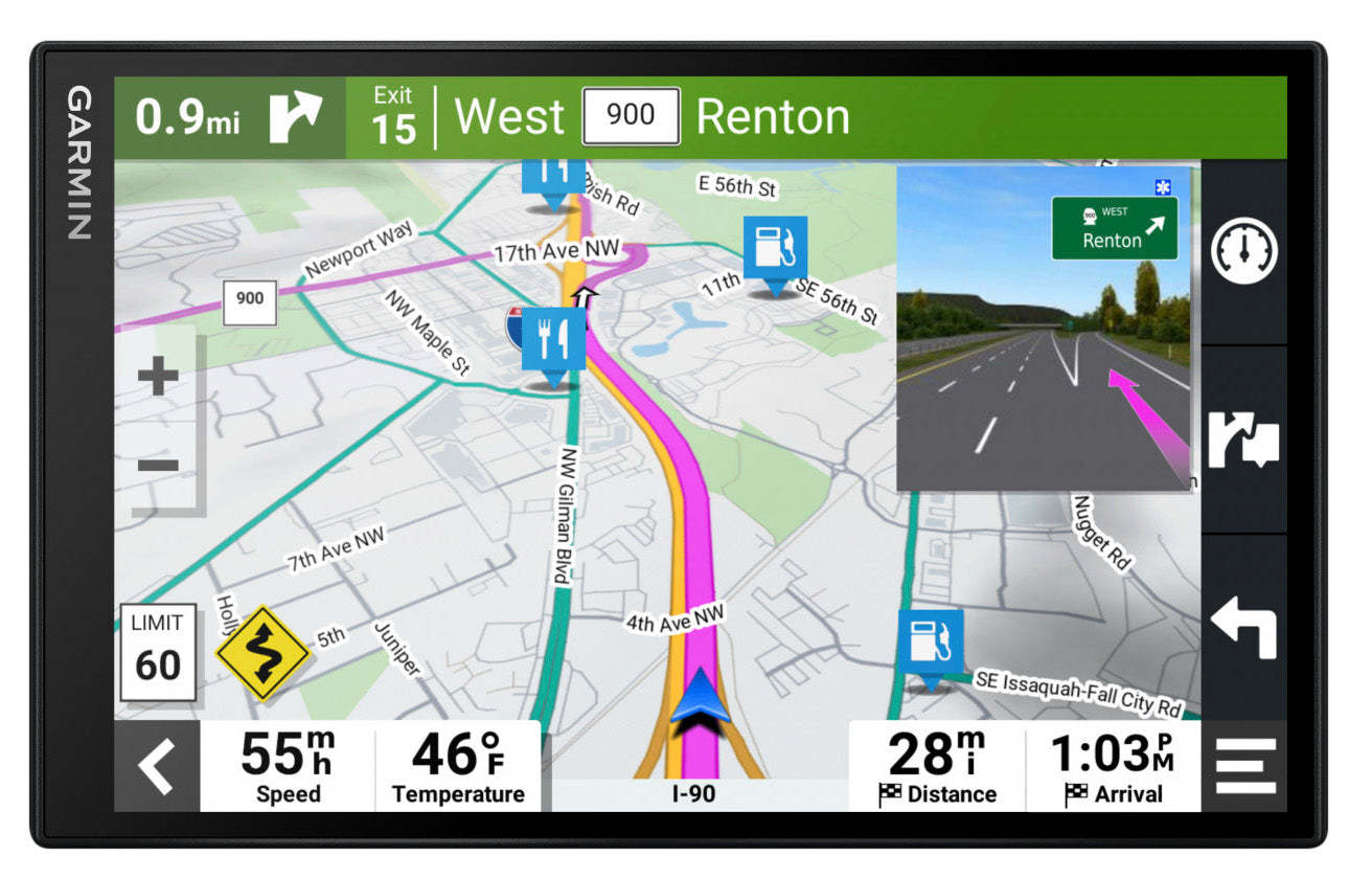 Garmin Drivesmart™ 86 Mt Gps Navigateur Dash Cam - Pour Les Vacances Avec Assistance Vocale Et Écran de 8 pouces