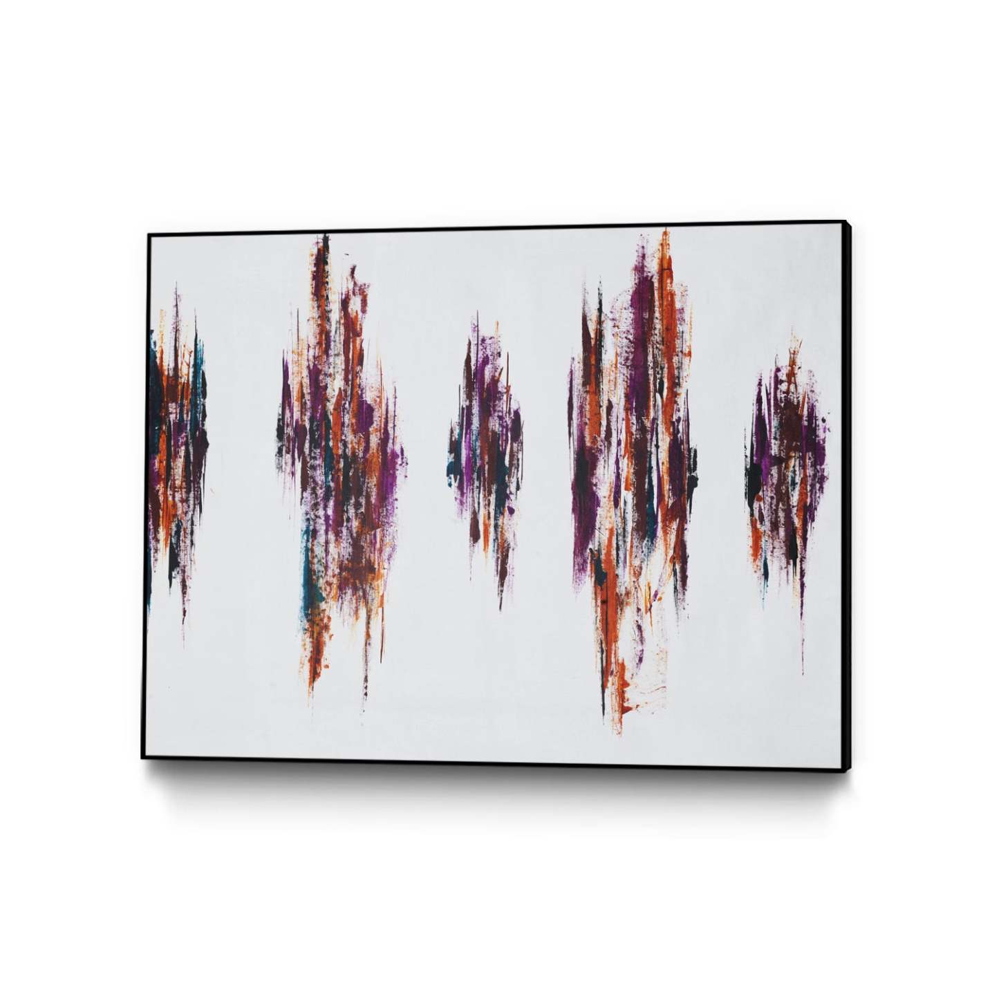 Œuvre d'art murale sur toile encadrée noire « Fin de la semaine » 32 x 24