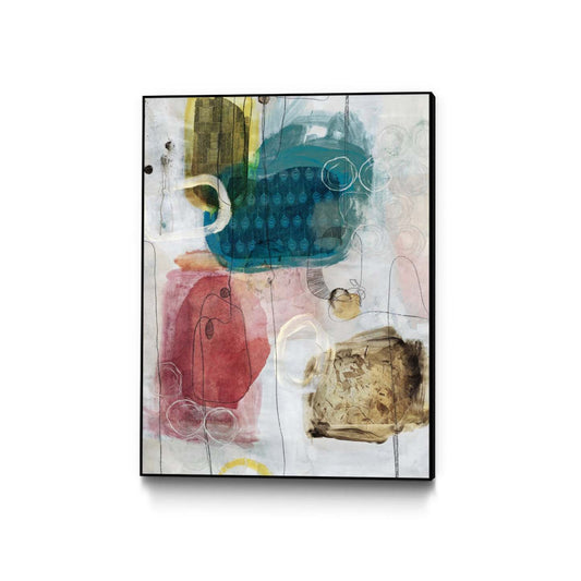 Œuvre d'art murale sur toile encadrée noire « Flip Flop » 24 x 32