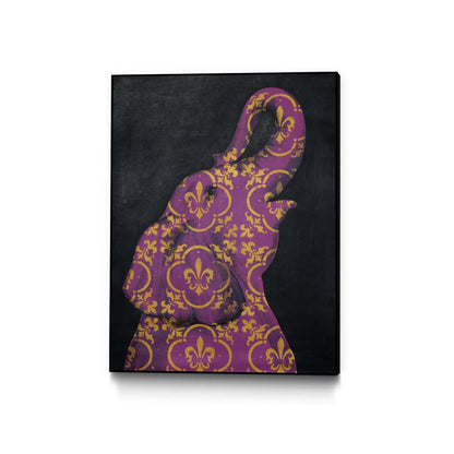 Zoo Celebration I Canvas Framed Black 18x24 Wall Art|Œuvre d'art murale sur toile encadrée noire « Zoo Celebration I » 18 x 24