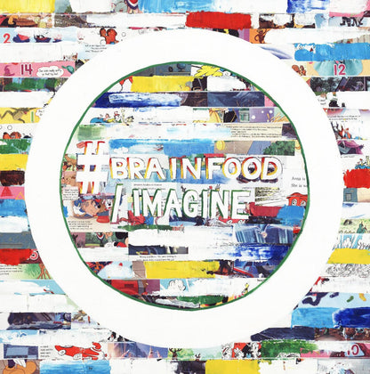 Œuvre d'art murale géante « Smoke Circus IV » 54 x 54