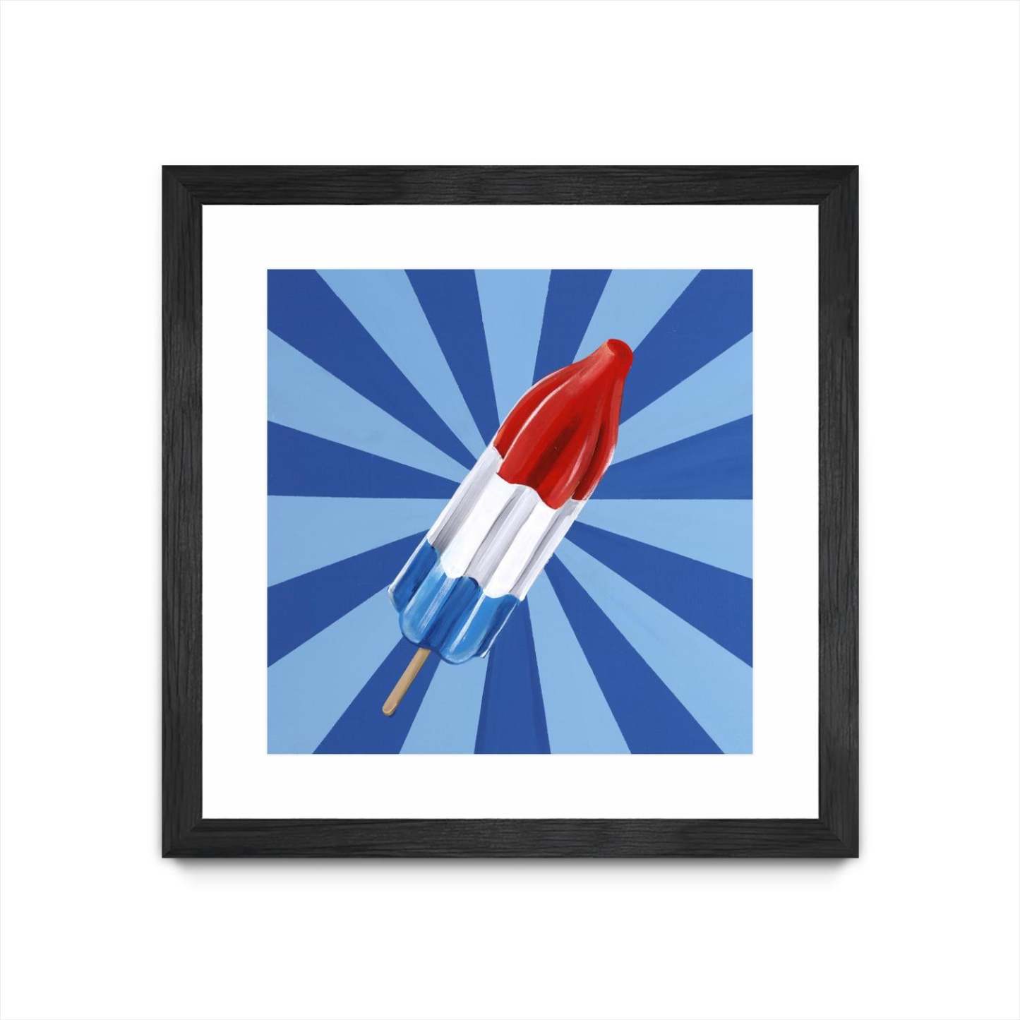 Daily Cravings Vi Matted and Framed Black 36x36 Wall Art|Œuvre d'art murale encadrée noire et mate « Daily Cravings Vi » 36 x 36