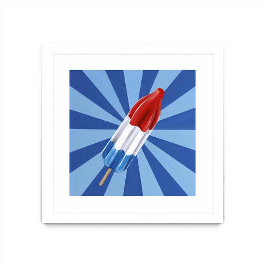 Daily Cravings Vi Matted and Framed White 36x36 Wall Art|Œuvre d'art murale imprimée blanche et mate « Daily Cravings Vi » 36 x 36