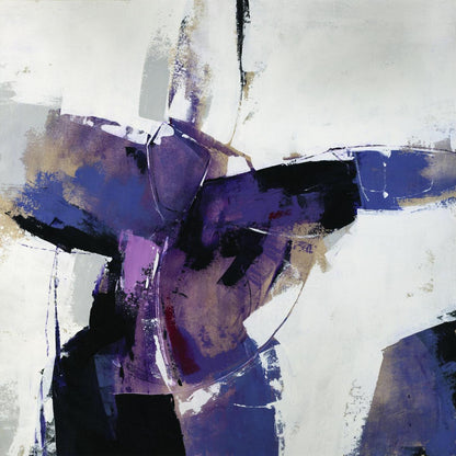 Œuvre d'art murale géante « Curious Mischief » 72 x 72