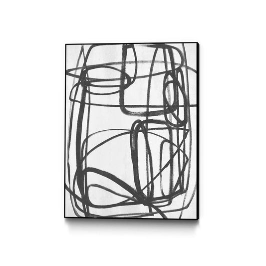 Œuvre d'art murale sur toile encadrée noire « Sensational Climb » 24 x 32