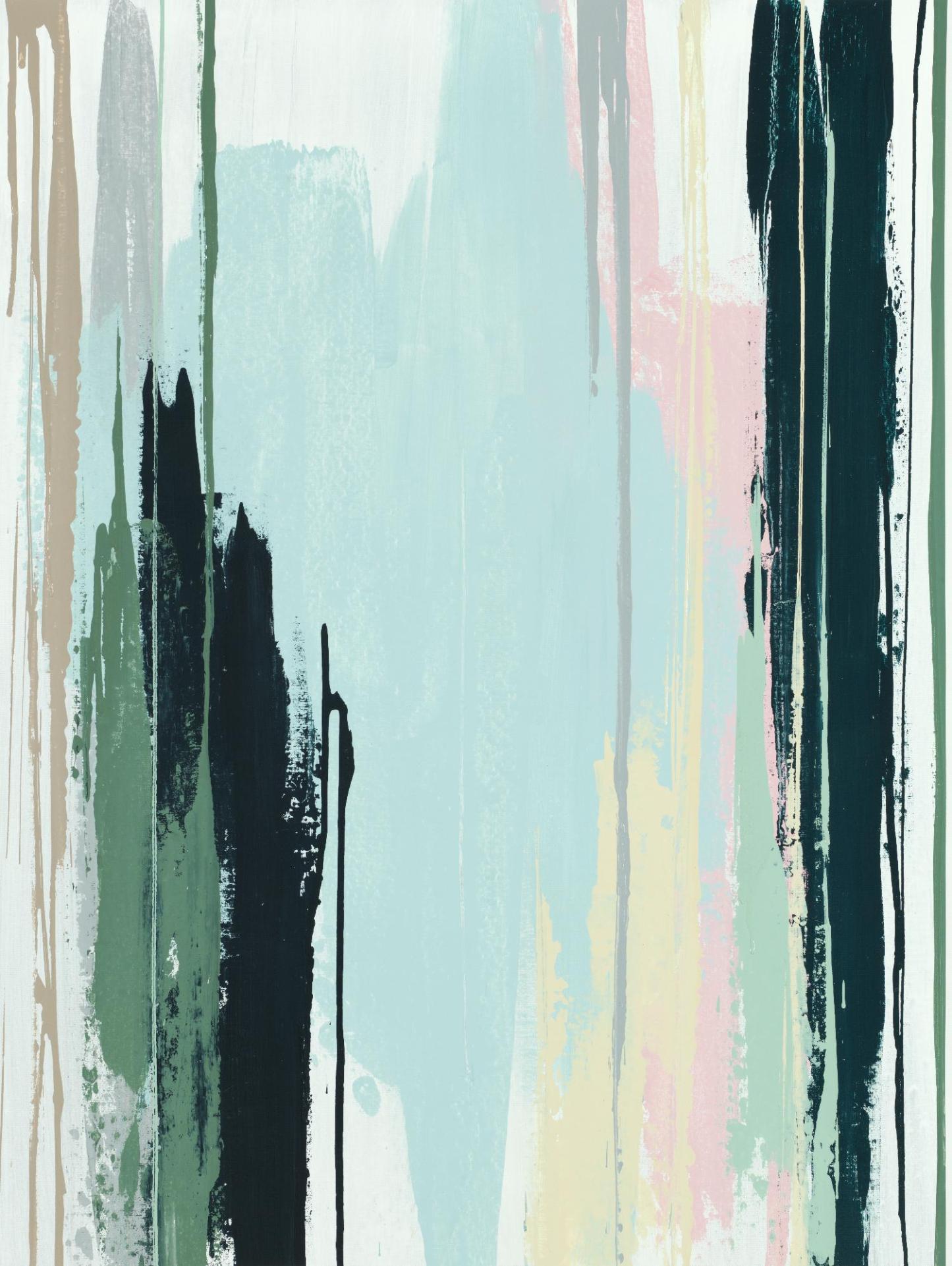 Œuvre d'art murale géante « Splendid Mirage I » 72 x 54