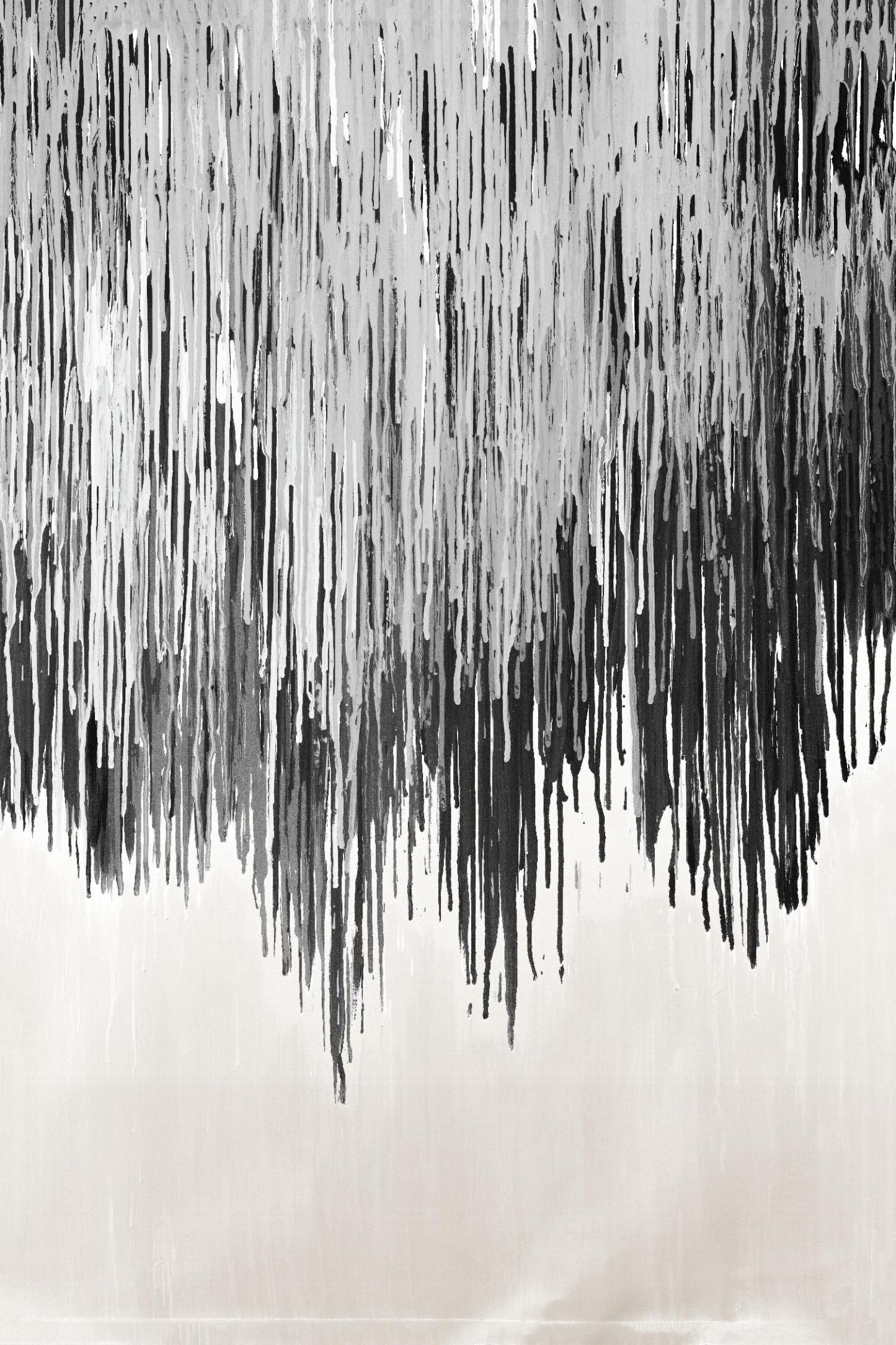 Œuvre d'art murale géante « Stained Shower II » 84 x 54