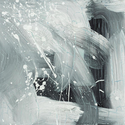 Œuvre d'art murale géante « Petrify Ix » 72 x 72