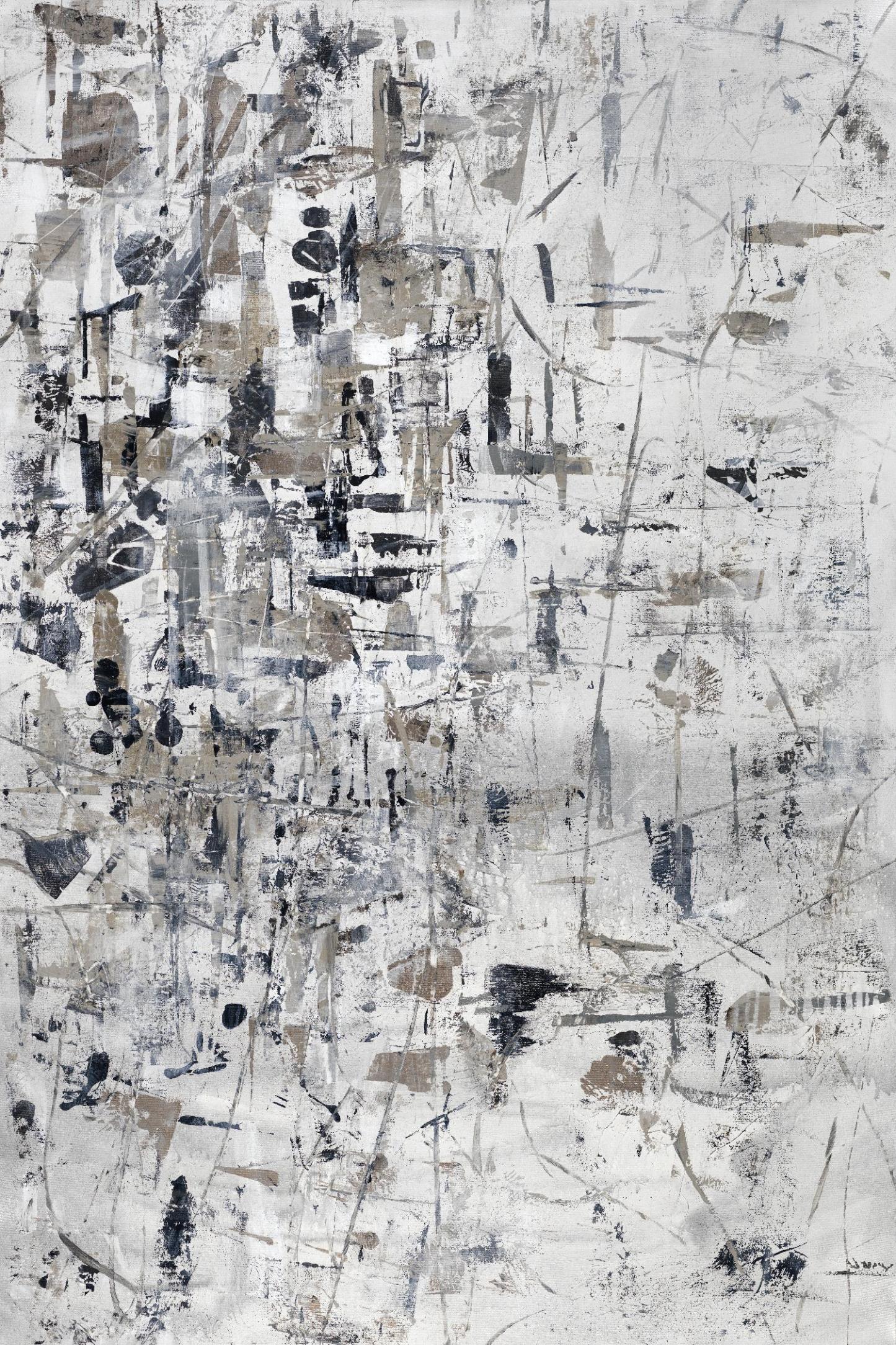Œuvre d'art murale géante « Scattered And Shattered.tif » 72 x 48