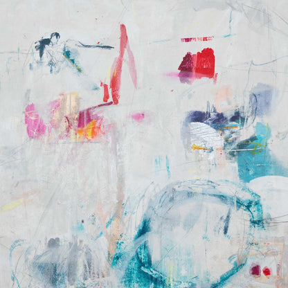 Œuvre d'art murale géante « Lullaby Wishes » 54 x 54