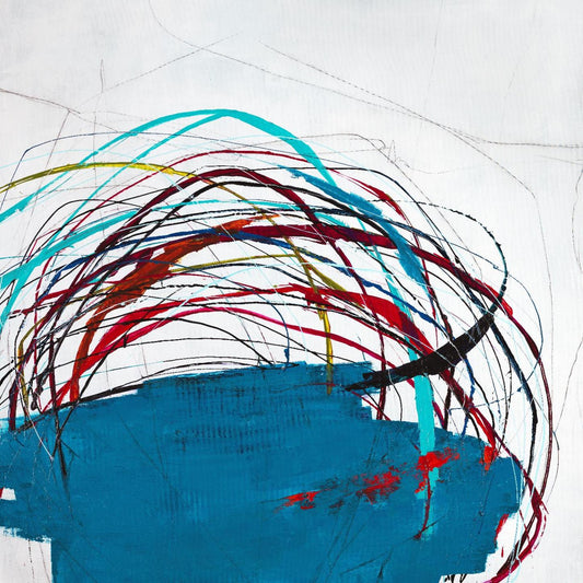 Œuvre d'art murale géante « Timble And Twine » 54 x 54