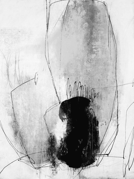 Œuvre d'art murale géante « Looking Lens I » 72 x 54