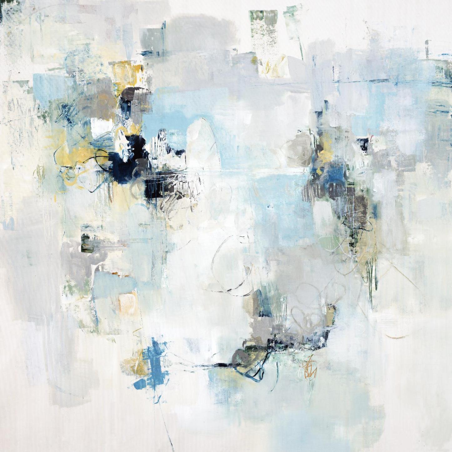 Œuvre d'art murale géante « Color Kernel » 54 x 54