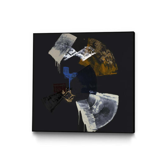 Luxurious Candor Canvas Framed Black 20x20 Wall Art|Œuvre d'art murale sur toile encadrée noire « Luxurious Candor » 20 x 20