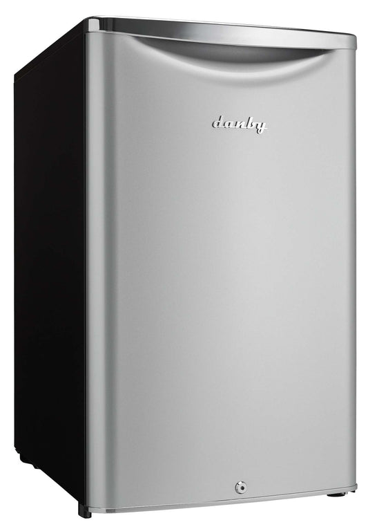 Danby 20,8 4,4 Cu. Fort. Mini-réfrigérateur à une porte - Acier inoxydable - DAR044A6DDB | Mini réfrigérateur Danby de 4,4 pi³ et de 20,8 po à 1 porte - acier inoxydable - DAR044A6DDB