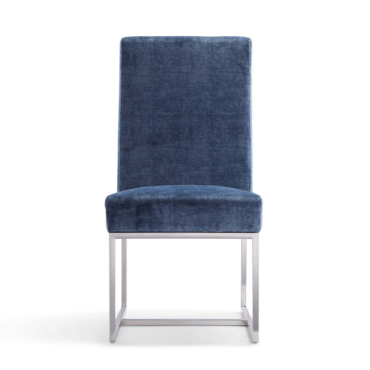 Manhattan Comfort Element Dining Chair - Blue Velvet|Chaise de salle à manger Element de Manhattan Comfort - velours bleu