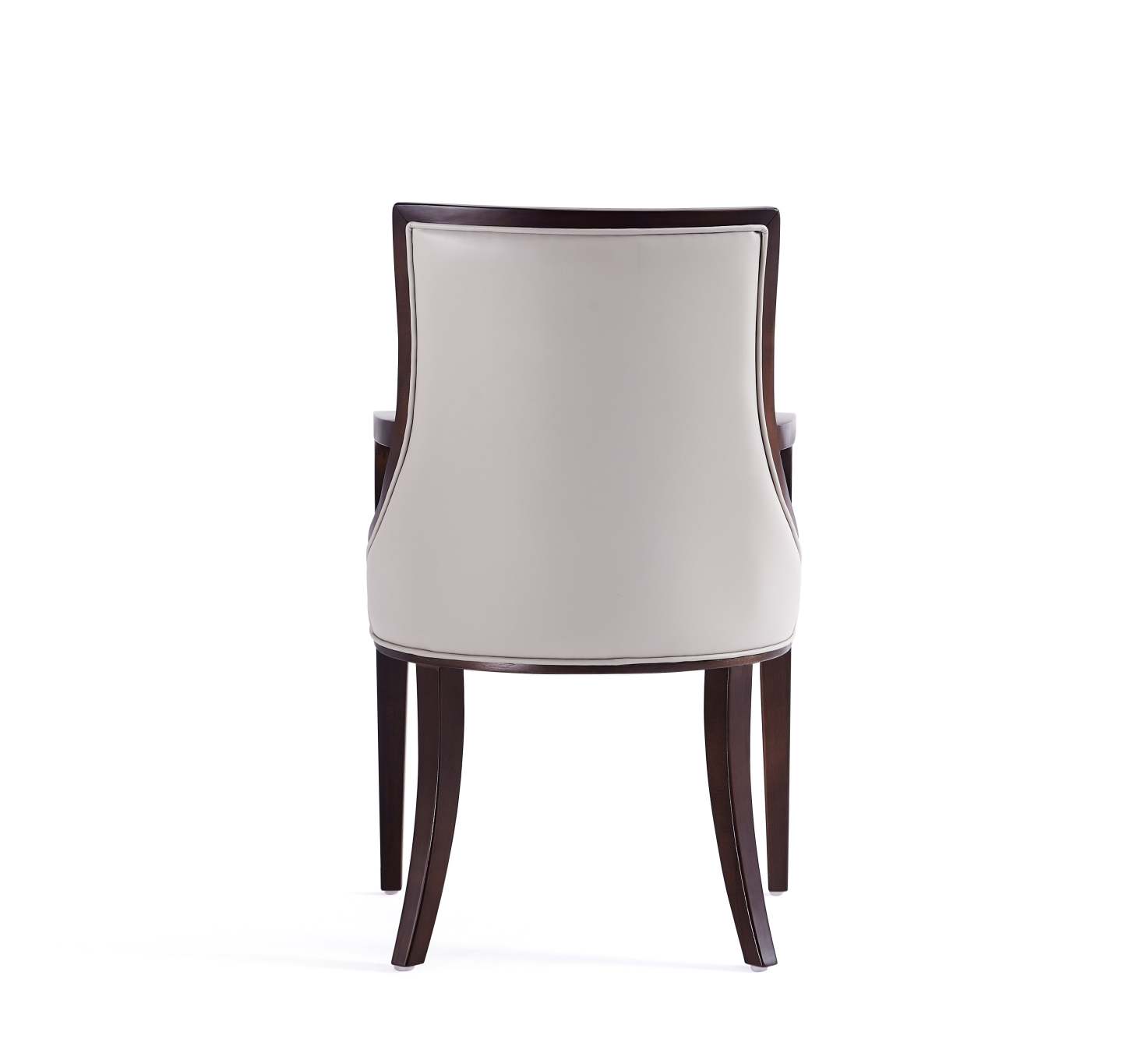 Manhattan Comfort Grand Faux Leather Dining Chair - Light Grey|Chaise de salle à manger Grand de Manhattan Comfort en similicuir - gris clair