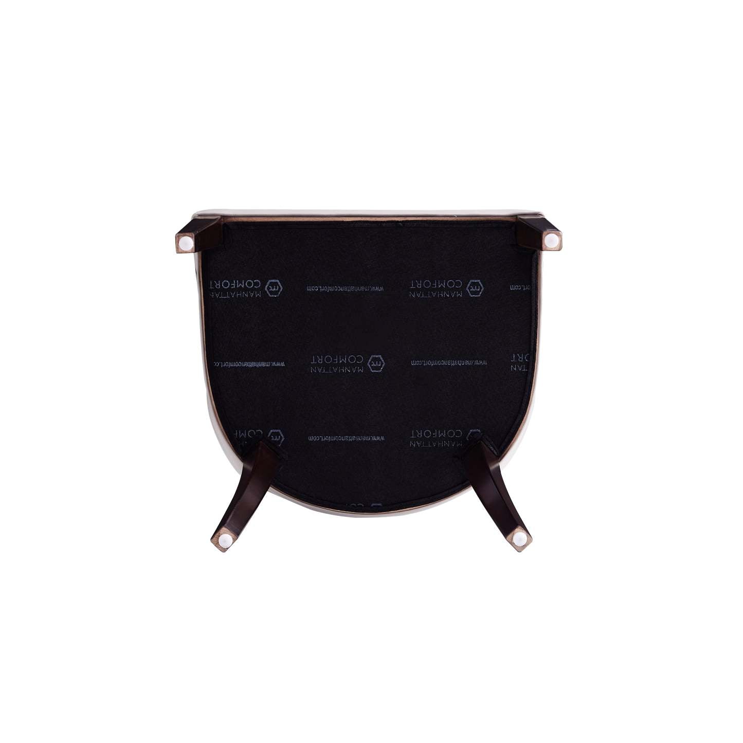 Manhattan Comfort Grand Faux Leather Dining Chair - Light Grey|Chaise de salle à manger Grand de Manhattan Comfort en similicuir - gris clair