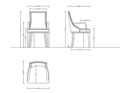 Manhattan Comfort Grand Faux Leather Dining Chair - Light Grey|Chaise de salle à manger Grand de Manhattan Comfort en similicuir - gris clair