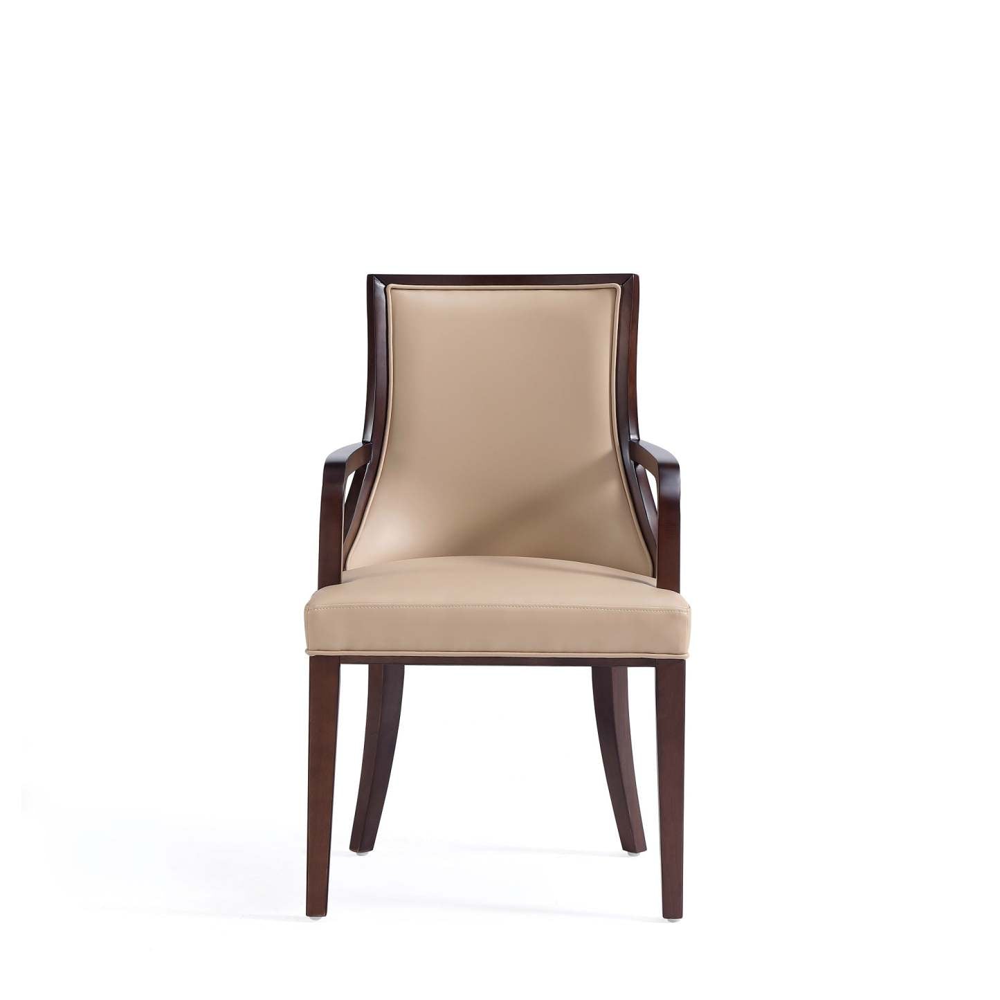 Manhattan Comfort Grand Faux Leather Dining Chair - Tan|Chaise de salle à manger Grand de Manhattan Comfort en similicuir - tan