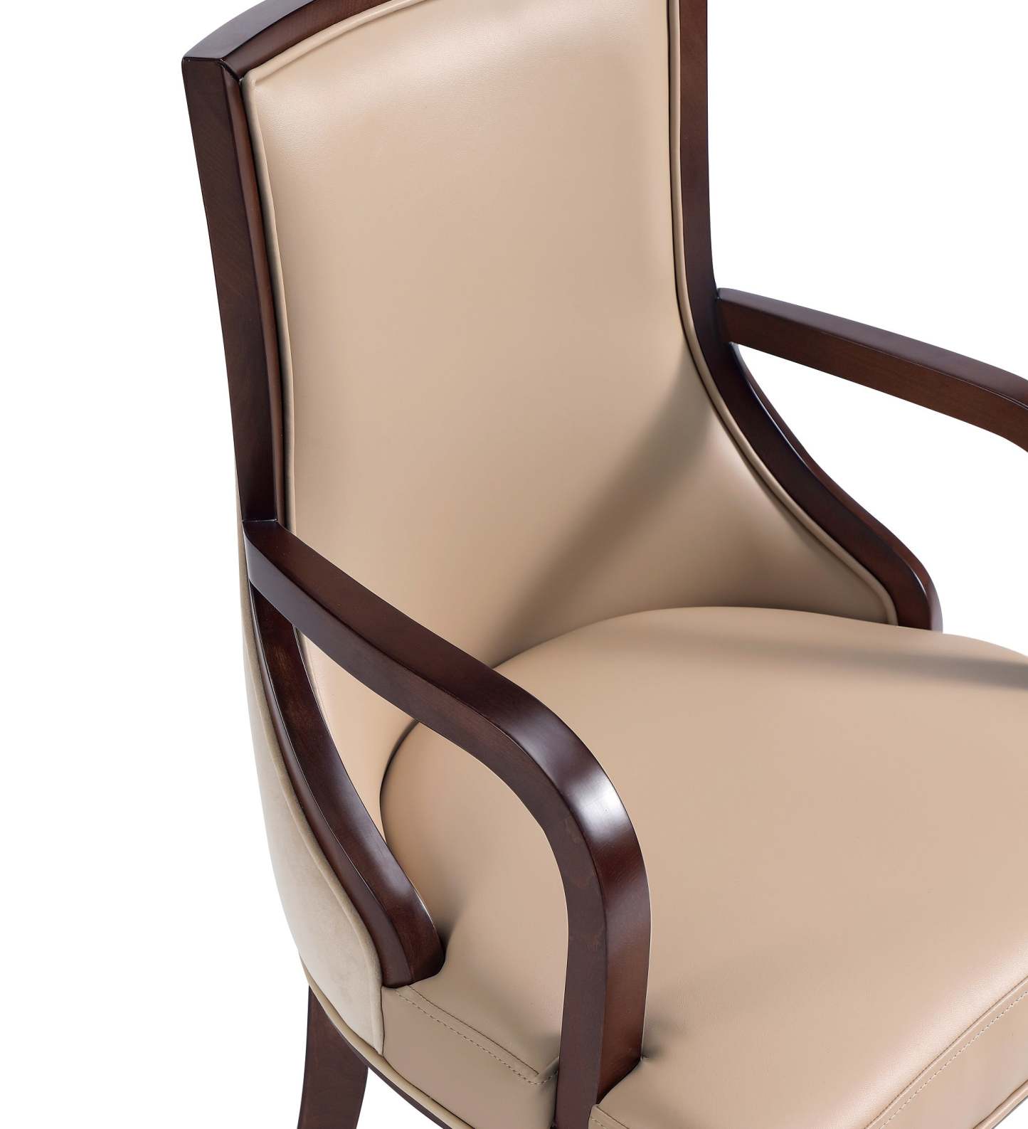 Manhattan Comfort Grand Faux Leather Dining Chair - Tan|Chaise de salle à manger Grand de Manhattan Comfort en similicuir - tan