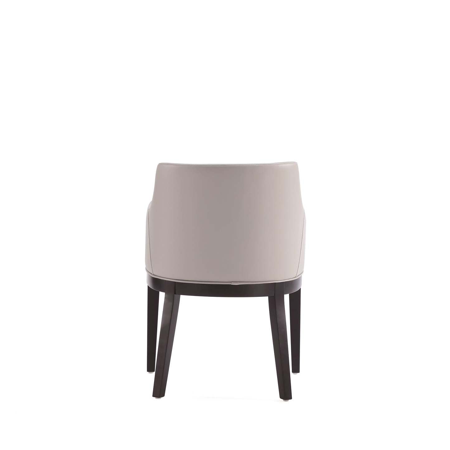 Manhattan Comfort Gansevoort Modern Faux Leather Dining Chair - Light Grey|Chaise de salle à manger moderne Gansevoort de Manhattan Comfort en similicuir - gris clair