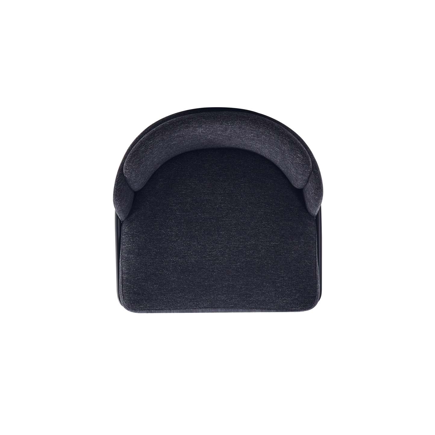 Manhattan Comfort Flor Fabric Dining Chair - Black|Chaise de salle à manger Flor de Manhattan Comfort en tissu - noire