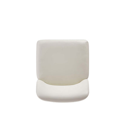 Manhattan Comfort Serena Faux Leather Dining Chair - Crème|Chaise de salle à manger Serena de Manhattan Comfort en similicuir - crème