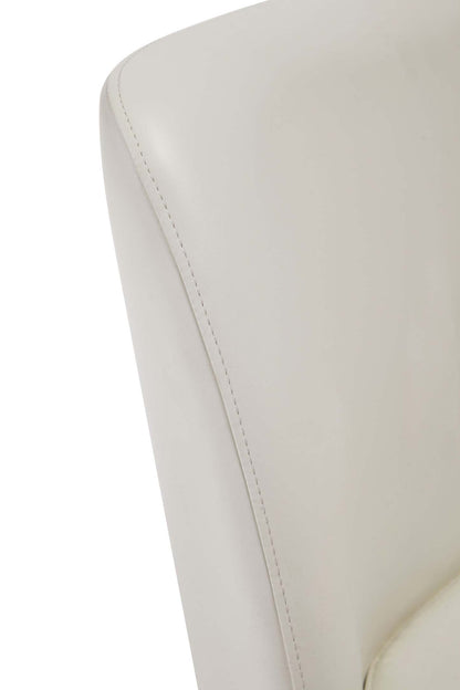 Manhattan Comfort Serena Faux Leather Dining Chair - Crème|Chaise de salle à manger Serena de Manhattan Comfort en similicuir - crème