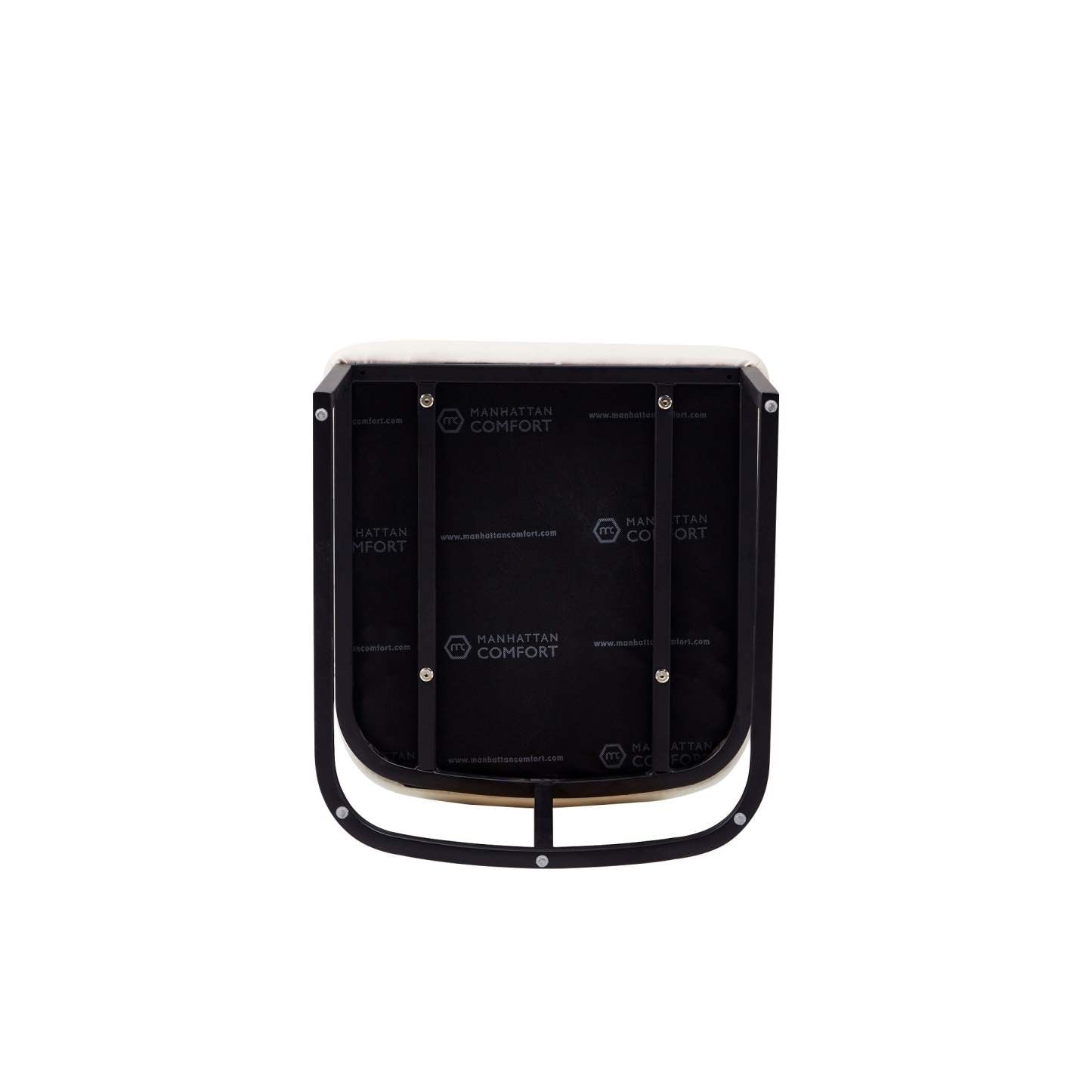 Manhattan Comfort Serena Faux Leather Dining Chair - Crème|Chaise de salle à manger Serena de Manhattan Comfort en similicuir - crème