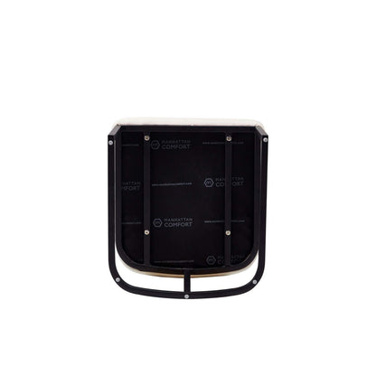 Manhattan Comfort Serena Faux Leather Dining Chair - Crème|Chaise de salle à manger Serena de Manhattan Comfort en similicuir - crème