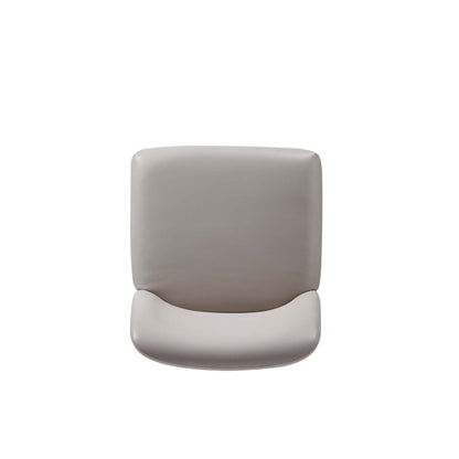 Manhattan Comfort Serena Faux Leather Dining Chair - Light Grey|Chaise de salle à manger Serena de Manhattan Comfort en similicuir - gris clair