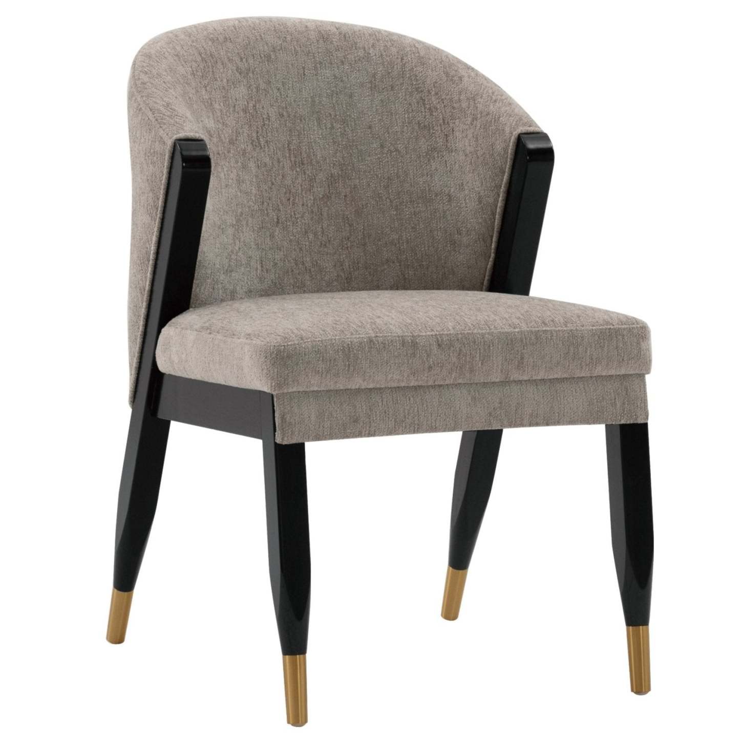 Manhattan Comfort Modern Ola Chenille Dining Chair - Stone|Chaise de salle à manger moderne Ola de Manhattan Comfort en chenille - pierre