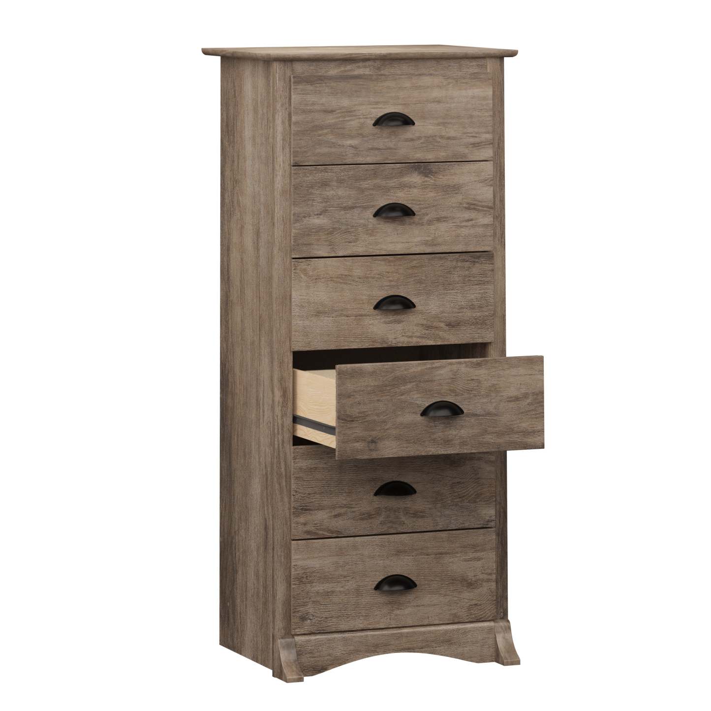 Salt Spring Tall 6-Drawer Chest - Drifted Grey|Commode verticale haute Salt Spring à 6 tiroirs - gris délavé
