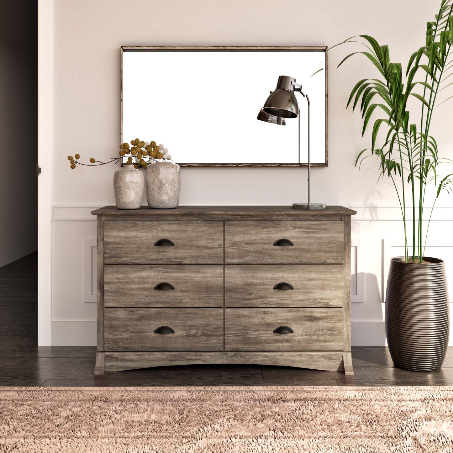 Salt Spring Kids 6-Drawer Dresser - Drifted Grey|Commode Salt Spring à 6 tiroirs pour enfants - gris délavé