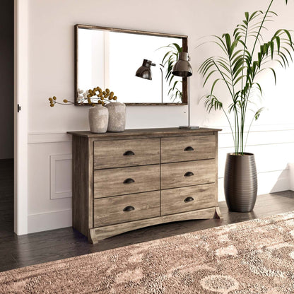 Salt Spring Kids 6-Drawer Dresser - Drifted Grey|Commode Salt Spring à 6 tiroirs pour enfants - gris délavé