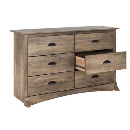 Salt Spring Kids 6-Drawer Dresser - Drifted Grey|Commode Salt Spring à 6 tiroirs pour enfants - gris délavé