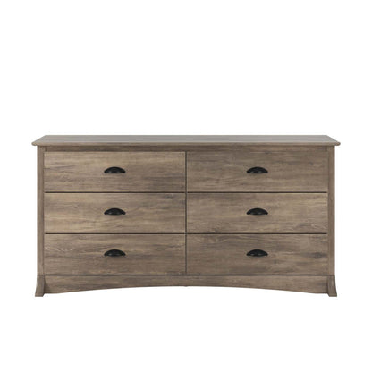 Salt Spring 6-Drawer Dresser - Drifted Grey|Commode Salt Spring à 6 tiroirs - gris délavé