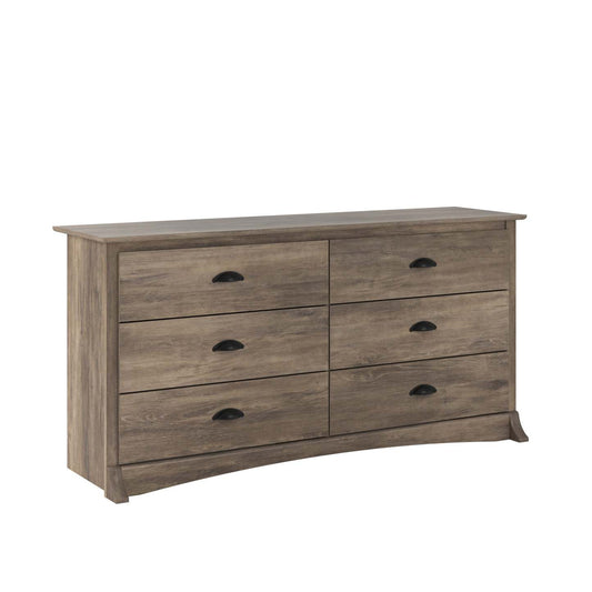 Salt Spring 6-Drawer Dresser - Drifted Grey|Commode Salt Spring à 6 tiroirs - gris délavé