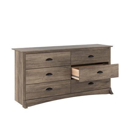 Salt Spring 6-Drawer Dresser - Drifted Grey|Commode Salt Spring à 6 tiroirs - gris délavé