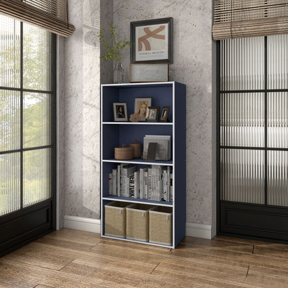 DH BASIC Système de rangement moderne en bois personnalisable et empilable - Étagères cubiques, armoire à tiroirs, bibliothèque avec portes par Denhour