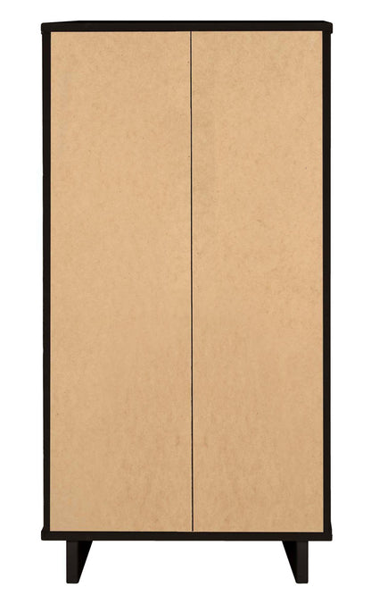 Manhattan Comfort Granville Tall 23.62 Modern Narrow Dresser with 5 Drawers - Black|Grande commode mince moderne Granville de Manhattan Comfort de 23,62 po avec 5 tiroirs - noire