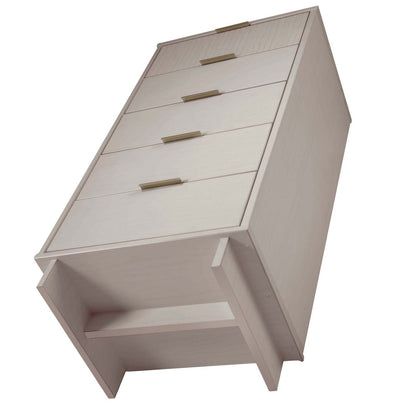 Manhattan Comfort Granville Tall 23.62 Modern Dresser with 5 Drawers - Light Grey|Grande commode moderne Granville de Manhattan Comfort de 23,62 po avec 5 tiroirs - gris clair