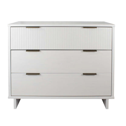 Manhattan Comfort Granville 38.18 Modern Dresser with 3 Drawers - Blanc|Commode moderne Granville de Manhattan Comfort de 38,18 po avec 3 tiroirs - blanche