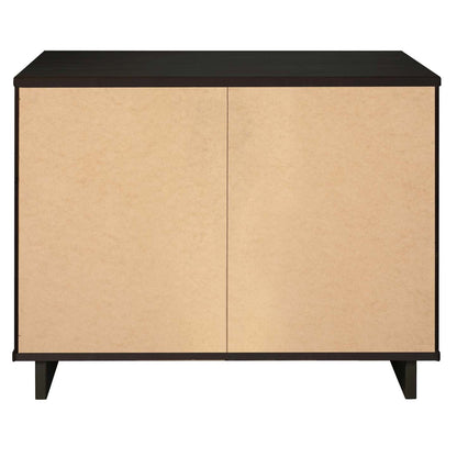 Manhattan Comfort Granville 38.18 Modern Standard Dresser with 3 Drawers - Noir|Commode standard moderne Granville de Manhattan Comfort de 38,18 po avec 3 tiroirs - noire